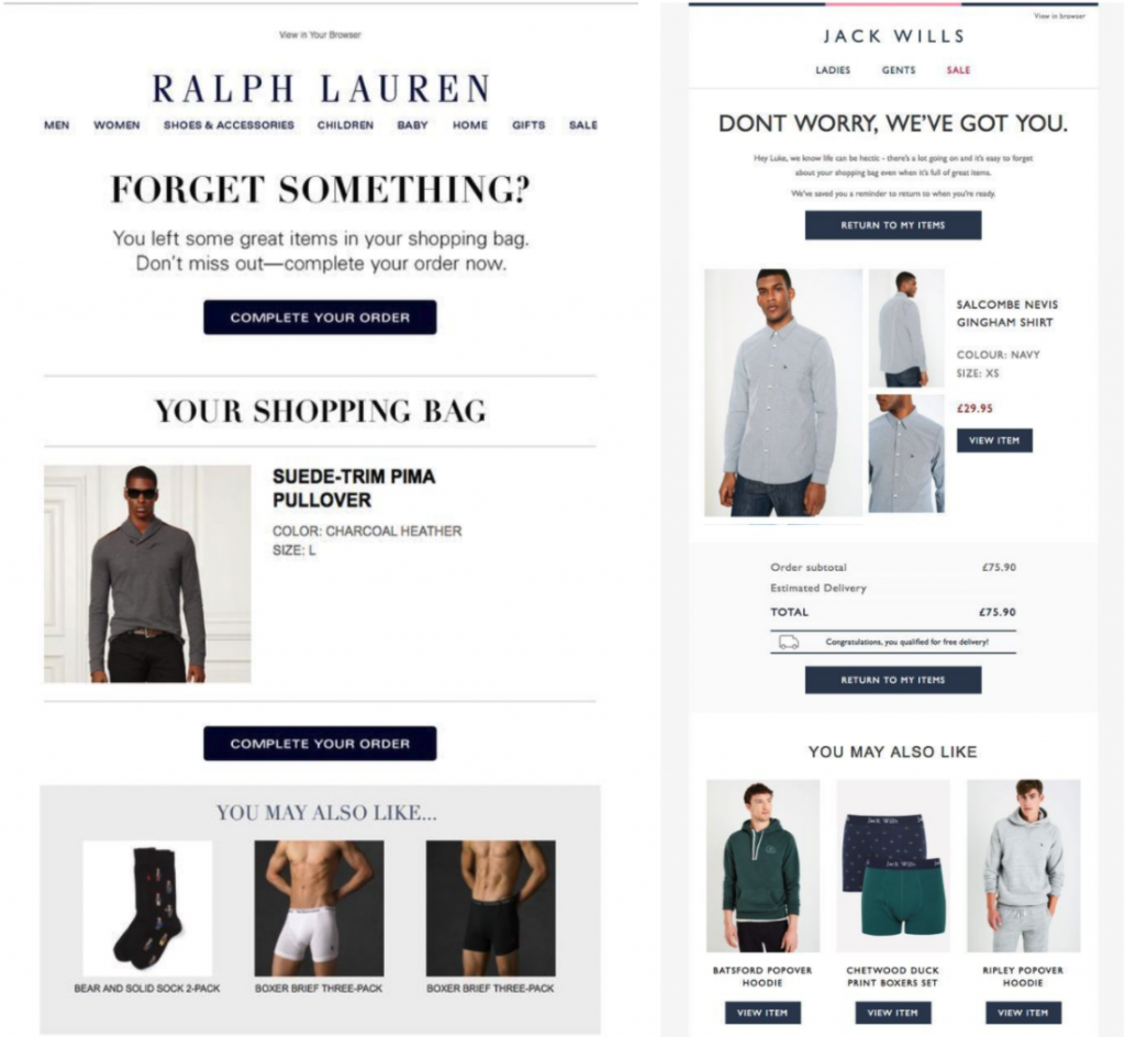 How to create effective cart abandonment emails - Lucky Orange
