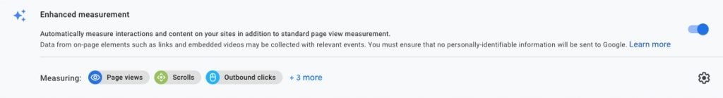 Enhanced Measurement in GA4