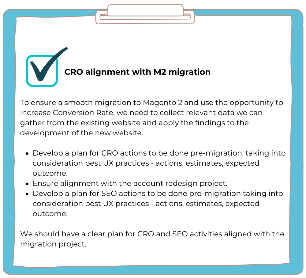 Ongoing Magento Support Task: CRO, SEO, Migration