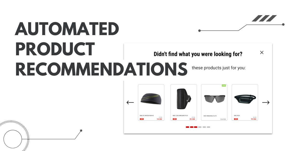 Automated product recommendations.