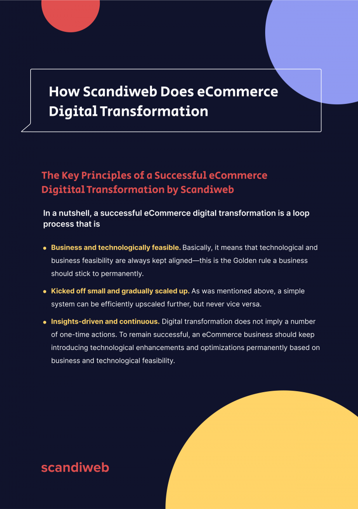 The principles of a successful eCommerce digital transformation