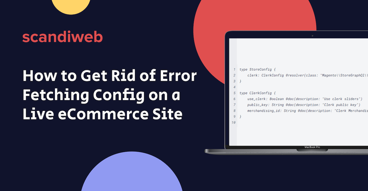 Get rid of error config on Magento/Adobe site