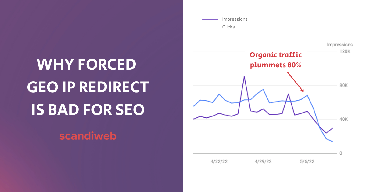 Why forced geo redirect is bad for seo.