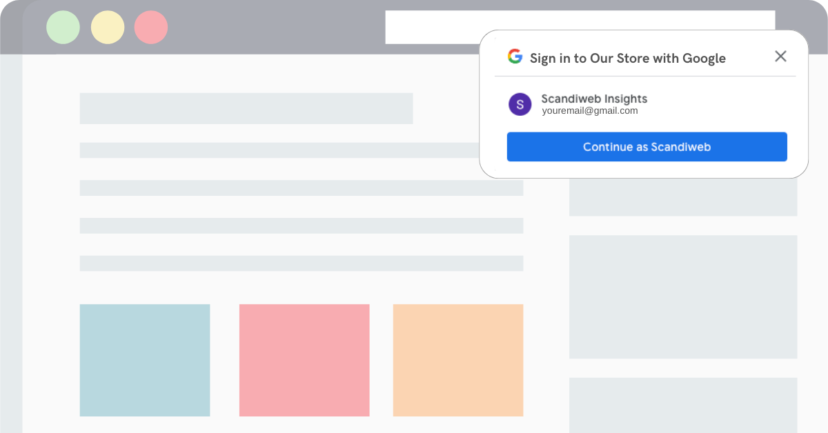 Google One Tap brings +600% New Registrations - scandiweb