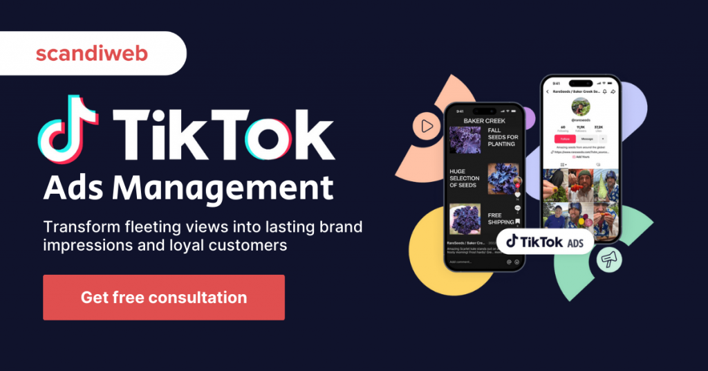 Banner to get free consultation on TikTok ads management