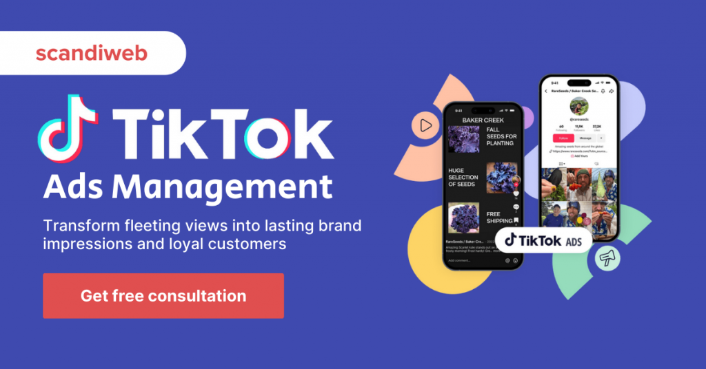 Banner to get free consultation on TikTok ads management