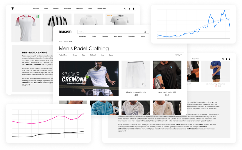 on-page optimization seo case study sports retail