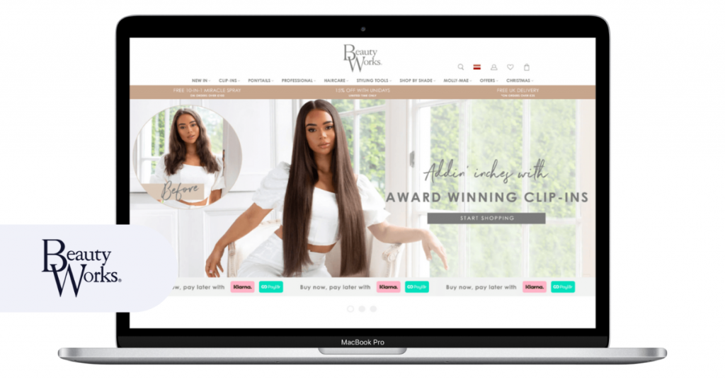 Beauty Works Magento 2 online store