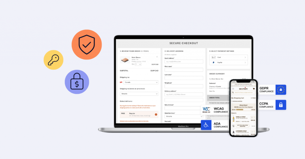 Security and compliance for eCommerce online stores