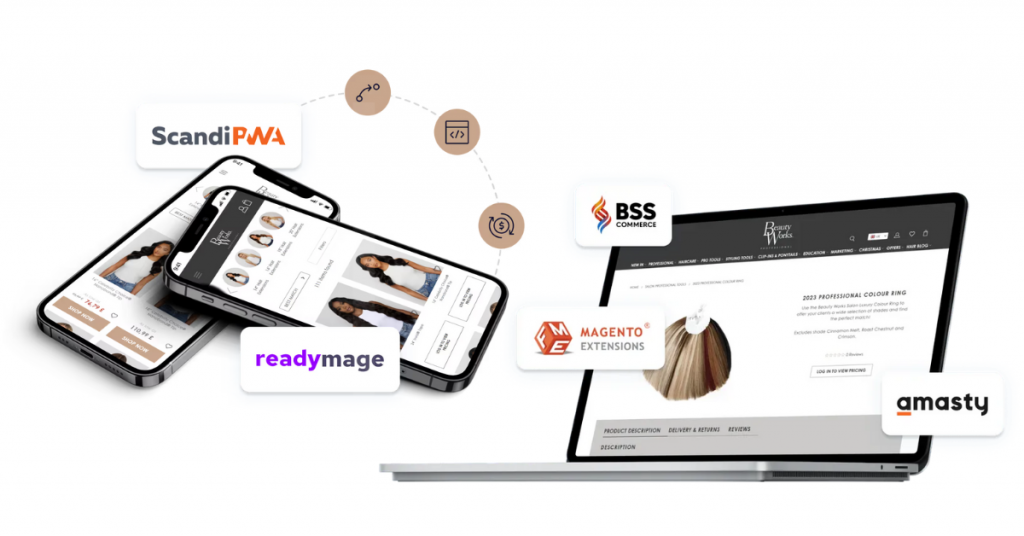 b2b ecommerce website highlights for beauty