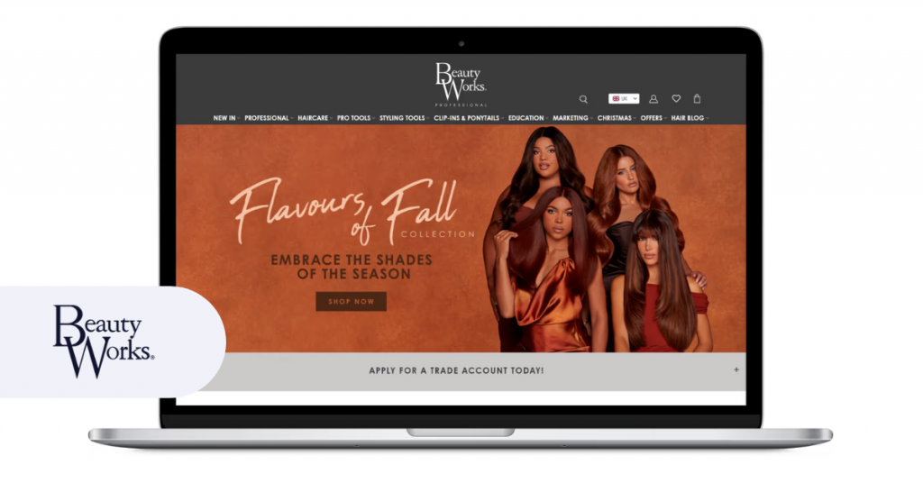 b2b ecommerce website for beauty