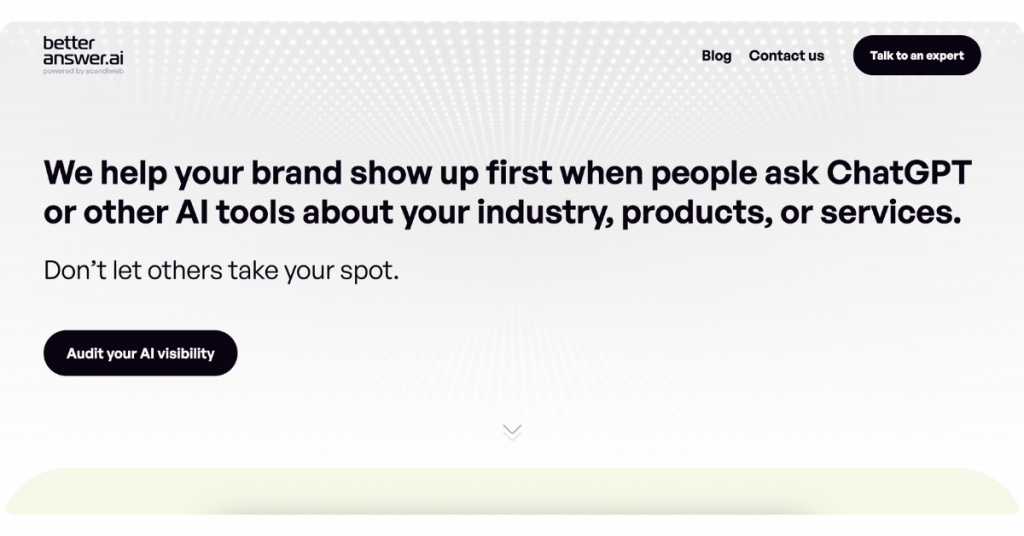 betteranswer top ai agency