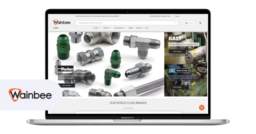 b2b ecommerce website industrial