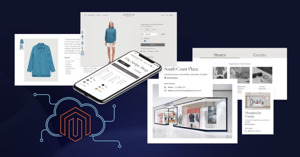 omnichannel retail lafayette148 store locator, pdp