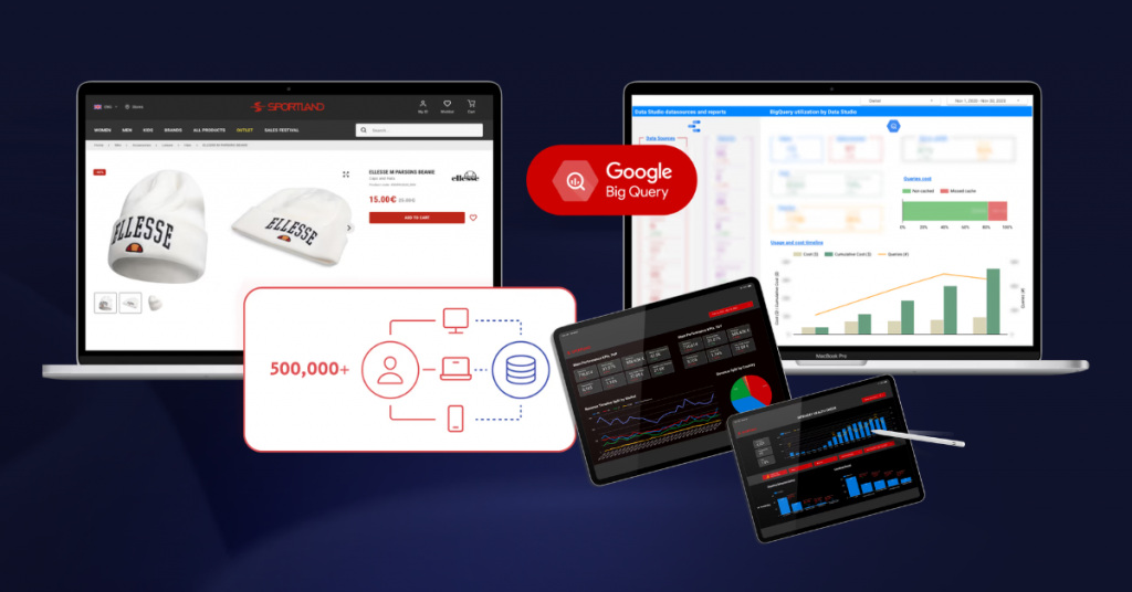 omnichannel retail sportland cdp, analytics setup