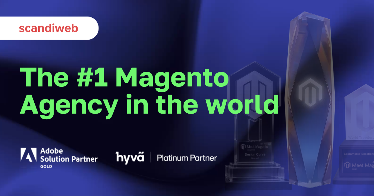 Best Magento agency in the world: scandiweb, #1 most certified Adobe Commerce and Hyvä agency
