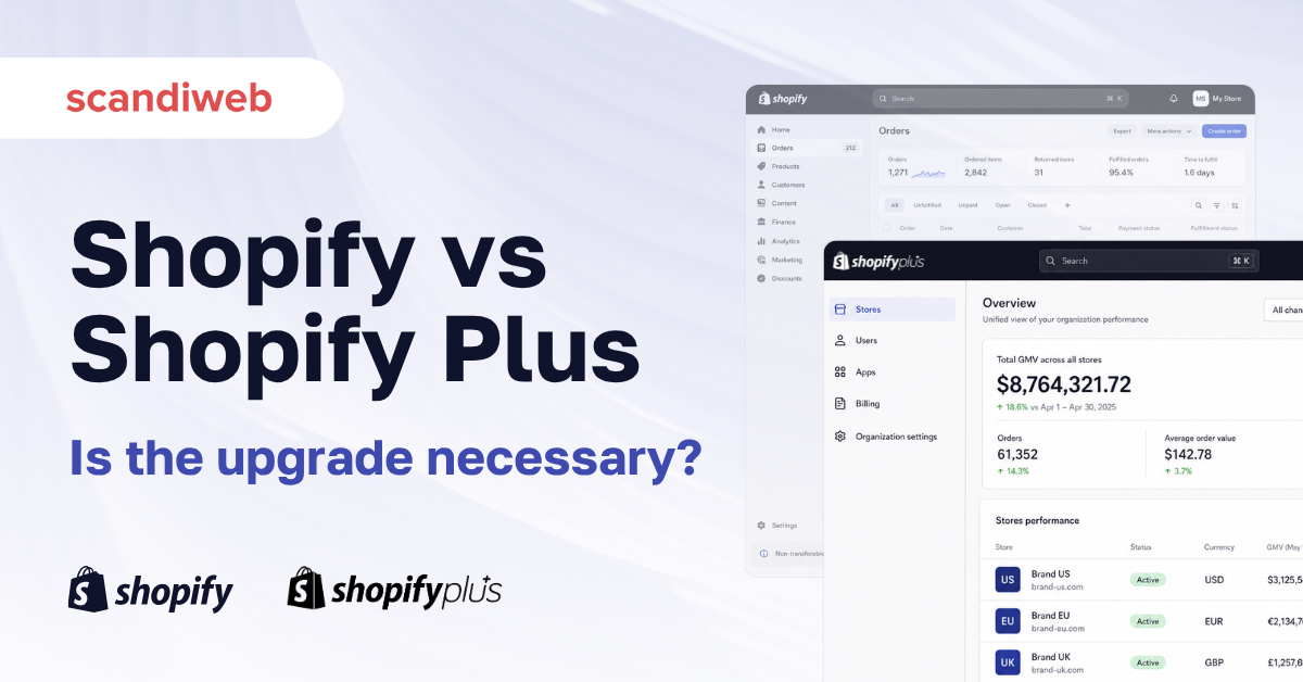 Shopify vs Shopify Plus comparison featured image
