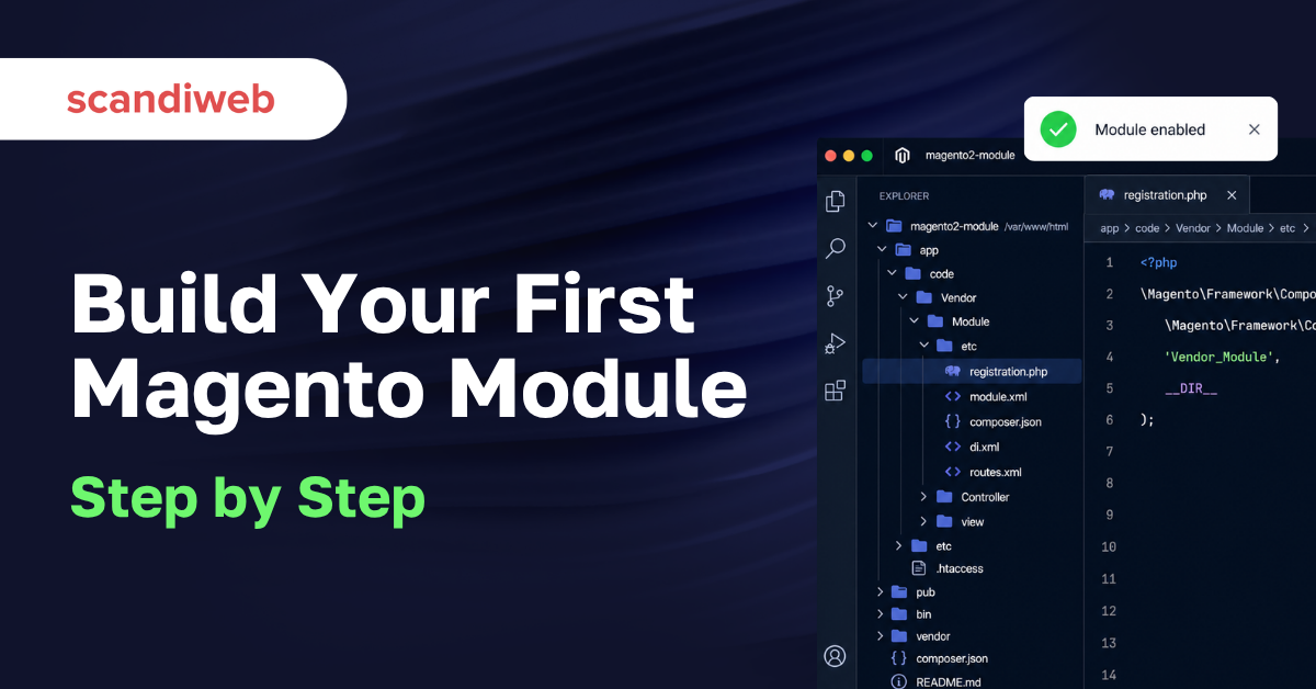 How to create a Magento 2 module, featured image