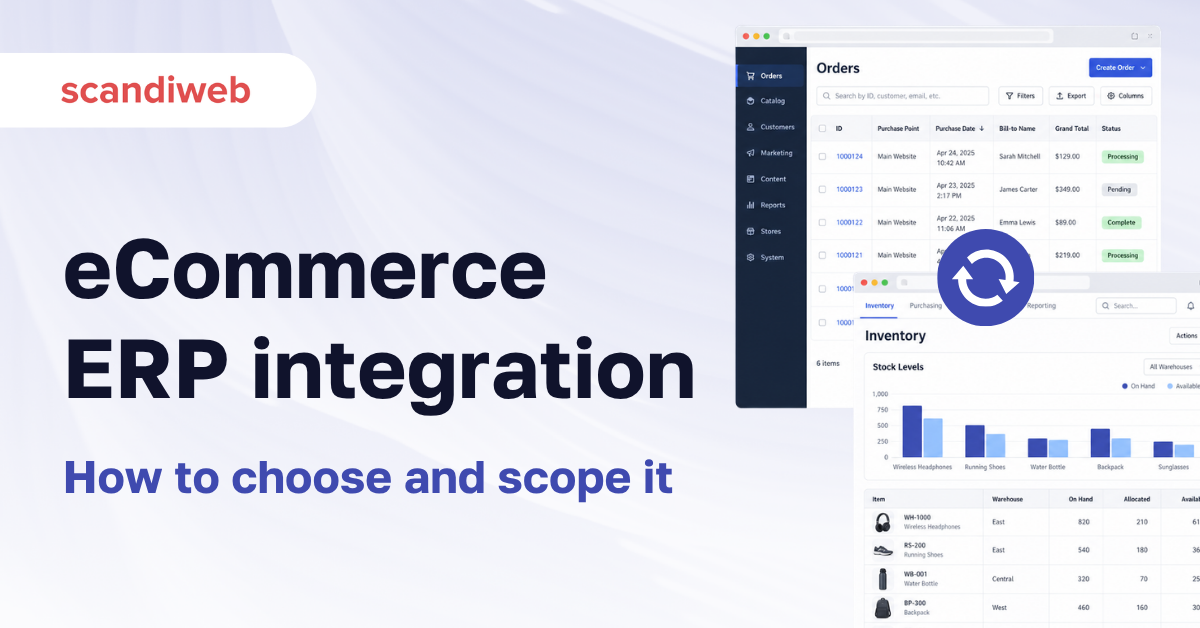 eCommerce ERP integration, how to choose an ERP and scope the connection to your store